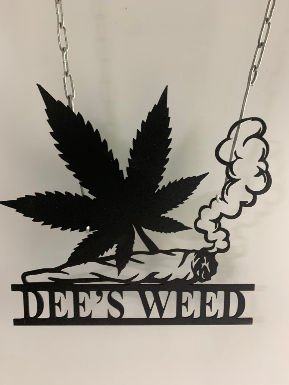 Personalized Weed Metal Wall Art, Custom Cannabis Metal Name Sign, Custom Marijuana Sign Decoration, Culture Smoking Cigarette Metal Wall Art